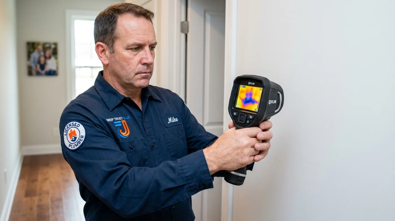 Thermal imaging leak detection by Johns Plumbing LLC in Pearl City